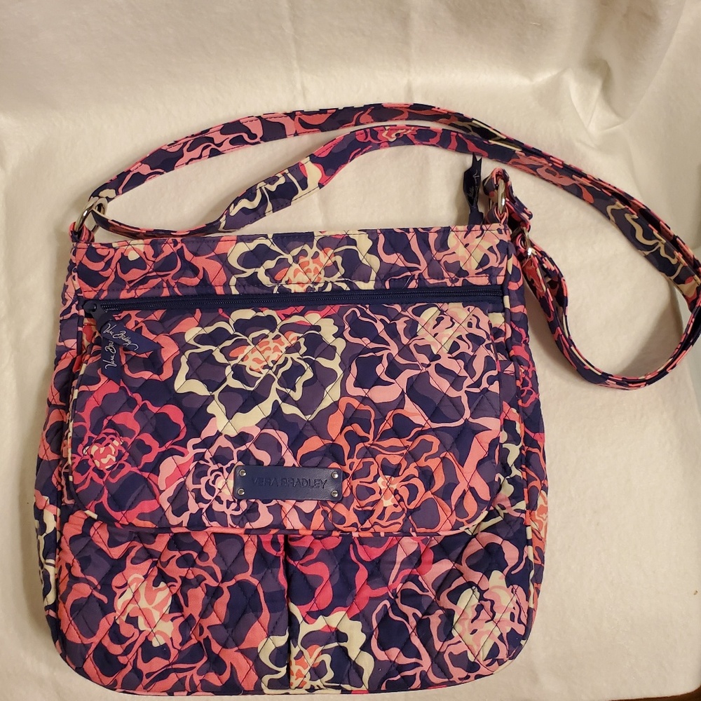 Vera Bradley Katalina Pink Zip Mailbag